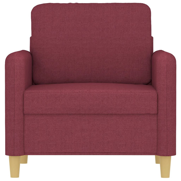 Fotoliu canapea, roșu vin, 60 cm, material textil - WALTI WALTI