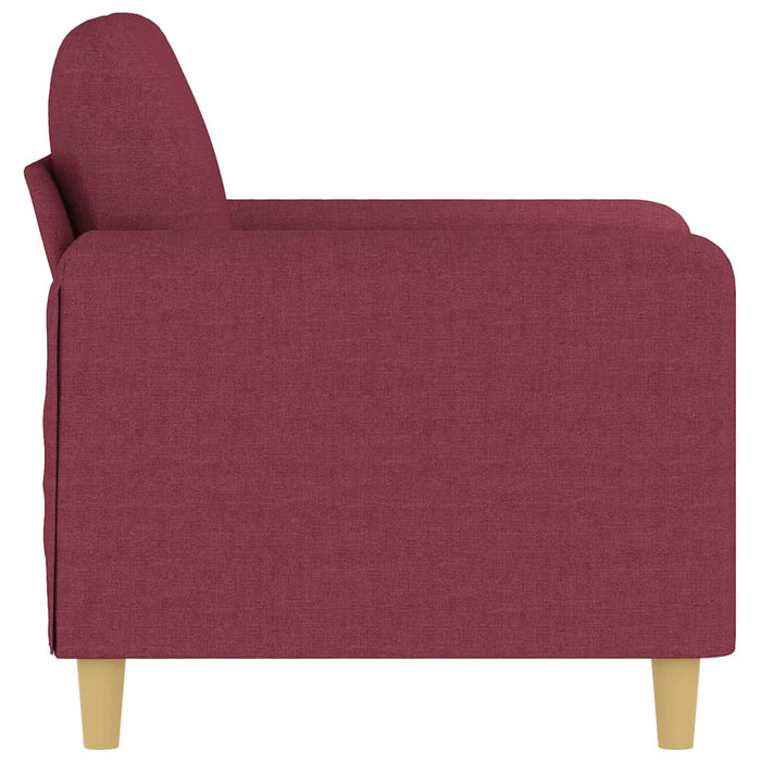 Fotoliu canapea, roșu vin, 60 cm, material textil - WALTI WALTI