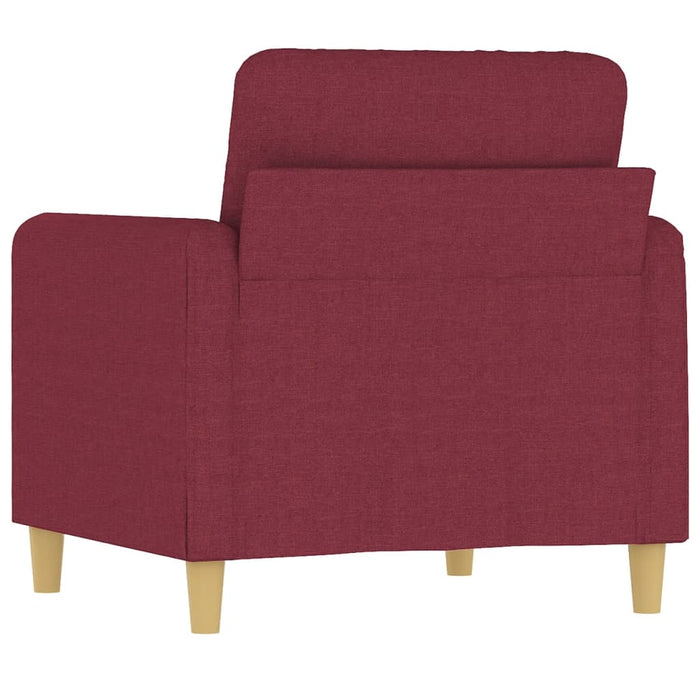 Fotoliu canapea, roșu vin, 60 cm, material textil - WALTI WALTI