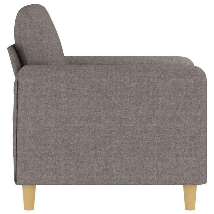 Fotoliu canapea, gri taupe, 60 cm, material textil - WALTI WALTI