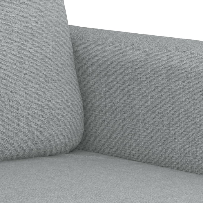 Canapea cu 2 locuri, gri deschis, 120 cm, material textil WALTI