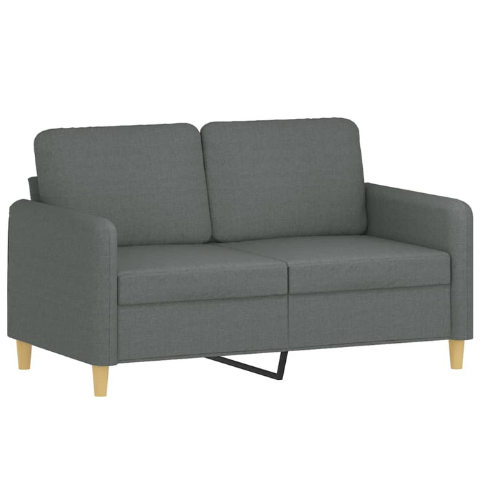 Canapea cu 2 locuri, gri închis, 120 cm, material textil WALTI