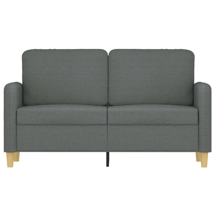 Canapea cu 2 locuri, gri închis, 120 cm, material textil WALTI