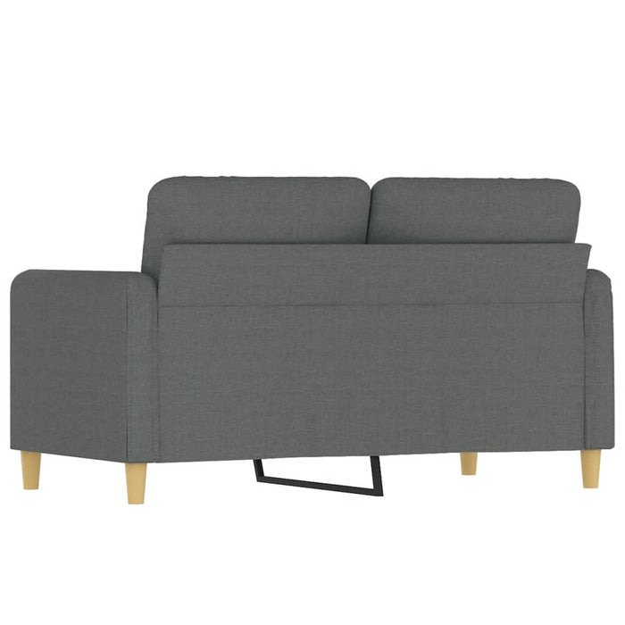 Canapea cu 2 locuri, gri închis, 120 cm, material textil WALTI