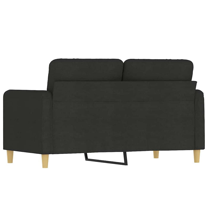 Canapea cu 2 locuri, negru, 120 cm, material textil - WALTI WALTI