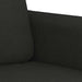 Canapea cu 2 locuri, negru, 120 cm, material textil - WALTI WALTI