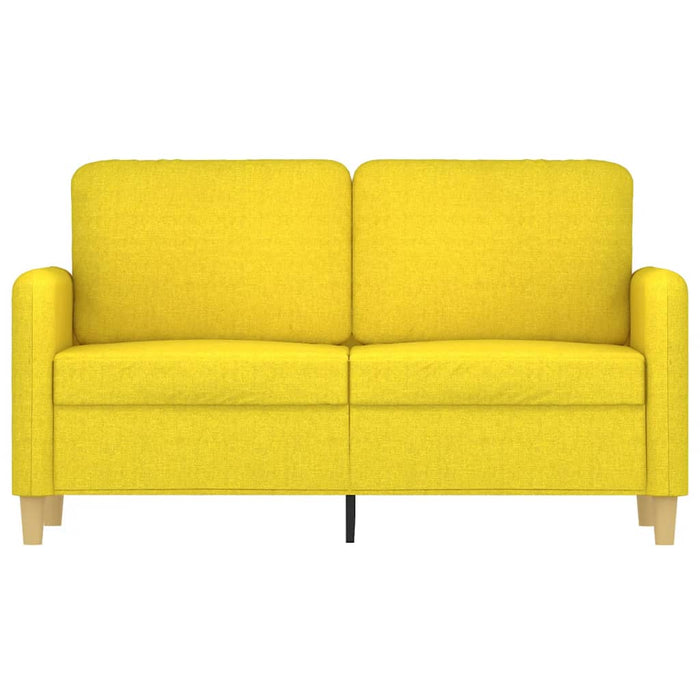 Canapea cu 2 locuri, galben deschis, 120 cm, material textil - WALTI WALTI