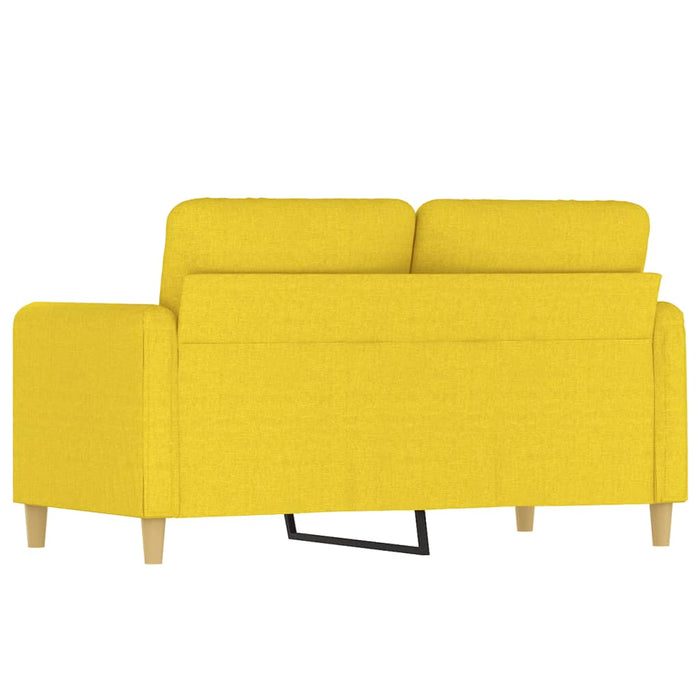 Canapea cu 2 locuri, galben deschis, 120 cm, material textil - WALTI WALTI