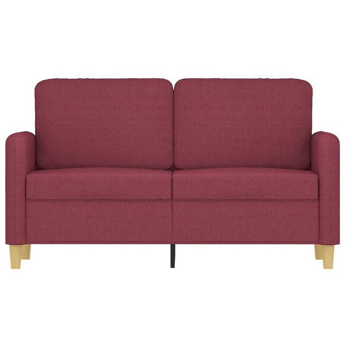 Canapea cu 2 locuri, roșu vin, 120 cm, material textil - WALTI WALTI
