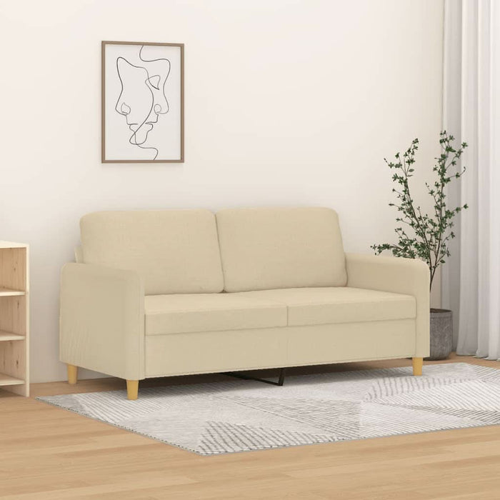Canapea cu 2 locuri, crem, 140 cm, material textil - WALTI WALTI