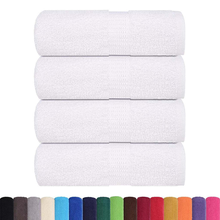 Prosoape de baie, FROGN, 4 buc., alb, 30x30 cm, 360 g/m² WALTI