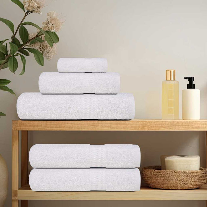 Prosoape de baie, FROGN, 10 buc., alb, 30x30 cm, 360 g/m² WALTI