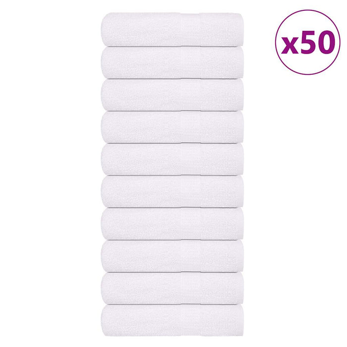 Prosoape de mână 50 buc alb 50x100 cm 360 g/m² 100% bumbac - WALTI WALTI