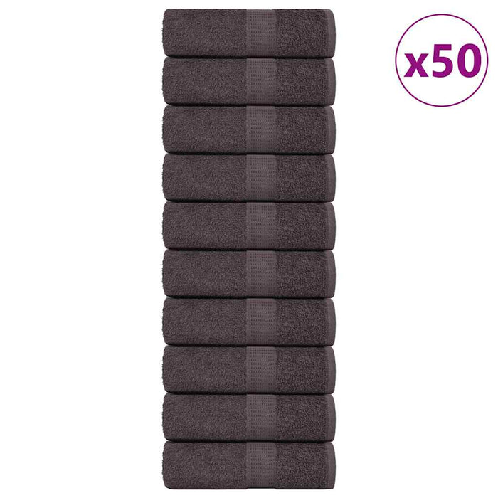 Lavete 50 buc Antracit 15x21 cm 360 g/m² 100% bumbac - WALTI WALTI