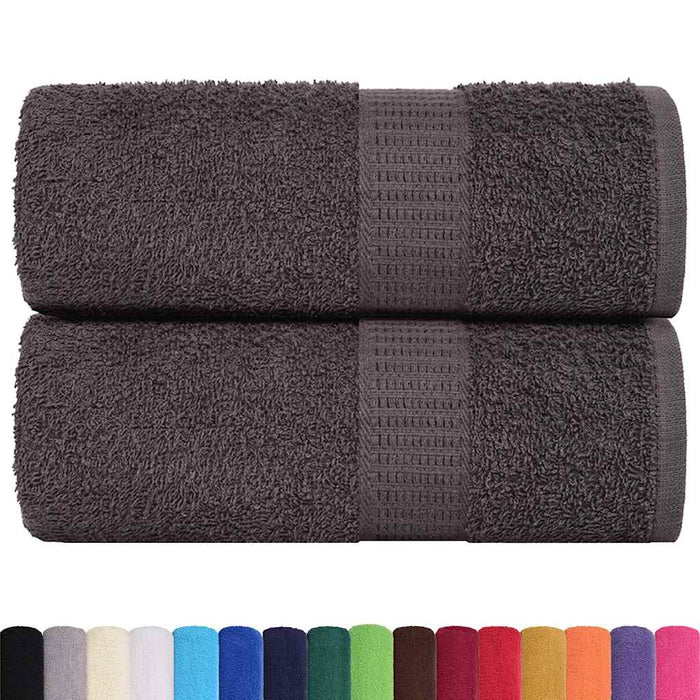 Prosoape de baie, FROGN, 2 buc., antracit, 30x30 cm, 360 g/m² WALTI