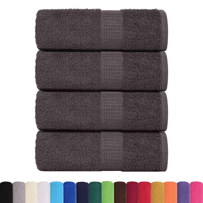 Prosoape de oaspeți, FROGN, 4 buc., antracit, 30x50 cm, 360 g/m² WALTI