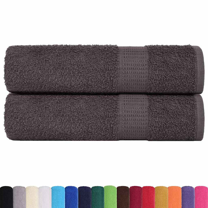 Prosoape de baie, FROGN, 2 buc., antracit, 100x150 cm, 360 g/m² WALTI