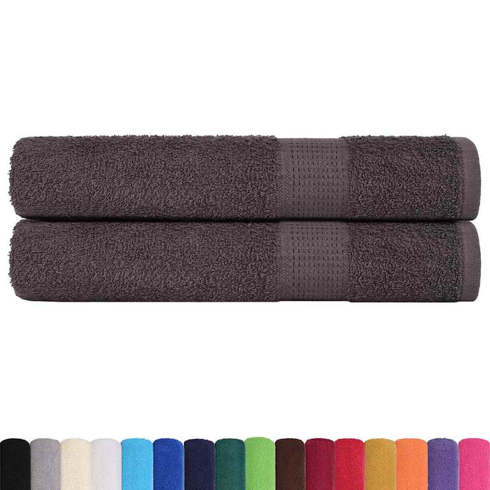 Prosoape de saună, FROGN, 2 buc., antracit, 80x200 cm, 360 g/m² WALTI