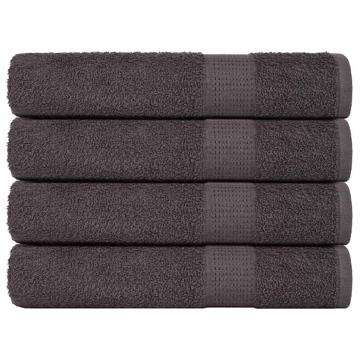 Prosoape FROGN 4 buc., antracit, 100x200 cm, 360 g/m² WALTI