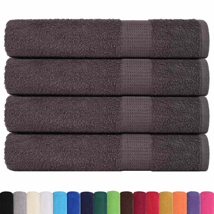 Prosoape FROGN 4 buc., antracit, 100x200 cm, 360 g/m² WALTI