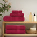 Prosoape de baie, FROGN, 2 buc., Bordeaux, 100x150 cm, 360 g/m² - WALTI WALTI