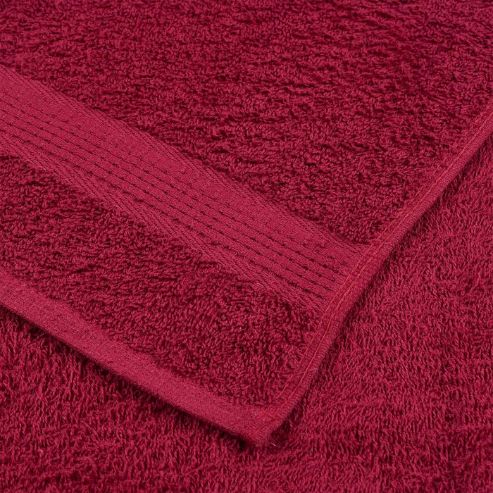 Prosoape de baie, FROGN, 2 buc., Bordeaux, 100x150 cm, 360 g/m² - WALTI WALTI