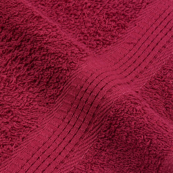Prosoape de baie, FROGN, 2 buc., Bordeaux, 100x150 cm, 360 g/m² - WALTI WALTI