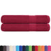 Prosoape 2 buc Bordeaux 100x200 cm 360 g/m² 100% bumbac - WALTI WALTI