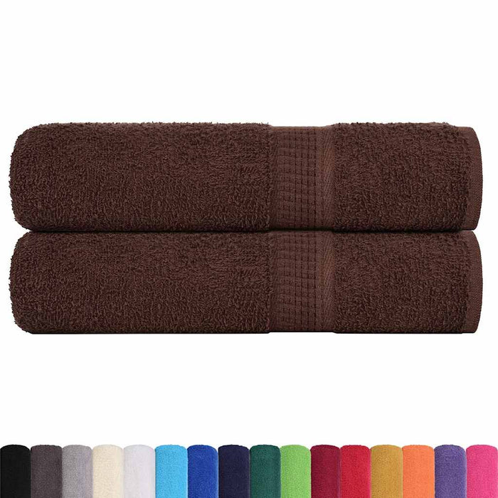 Prosoape de baie 2 buc maro 100x150 cm 360 g/m² 100% bumbac - WALTI WALTI