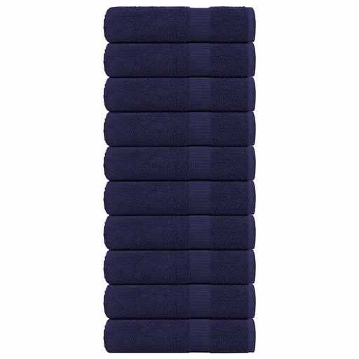 Prosoape de mână 10 buc Bleumarin 50x100cm 360 g/m² 100% bumbac - WALTI WALTI