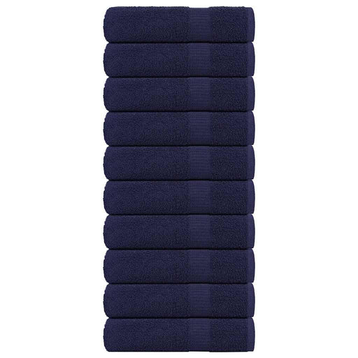 Prosoape de duș 10 buc Bleumarin 70x140 cm 360 g/m² 100% bumbac - WALTI WALTI