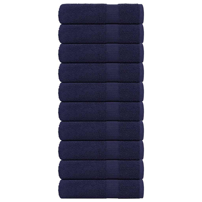 Prosoape de duș 10 buc Bleumarin 70x140 cm 360 g/m² 100% bumbac - WALTI WALTI