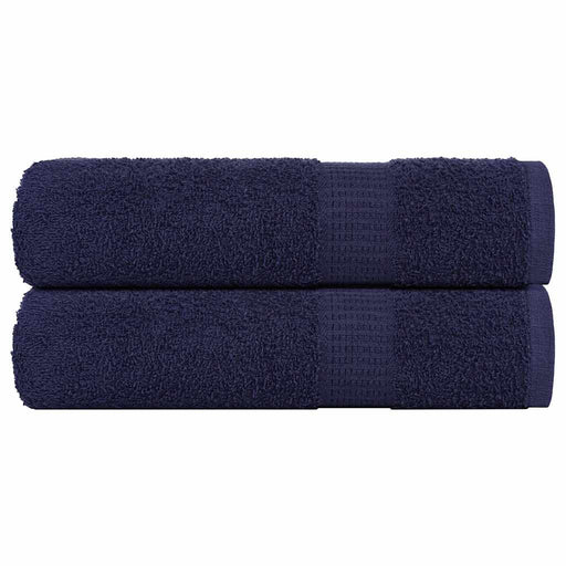 Prosoape de baie 2 buc Bleumarin 100x150cm 360 g/m² 100% bumbac - WALTI WALTI