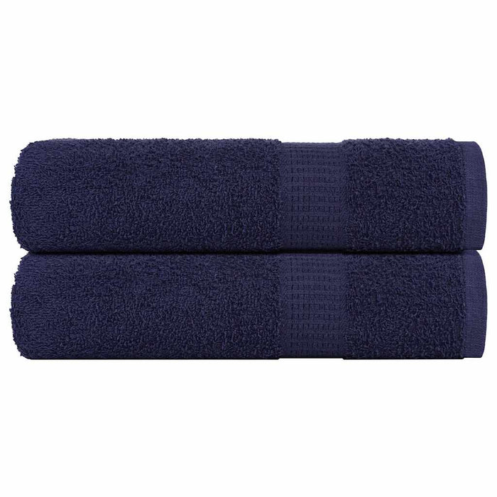 Prosoape de baie 2 buc Bleumarin 100x150cm 360 g/m² 100% bumbac - WALTI WALTI