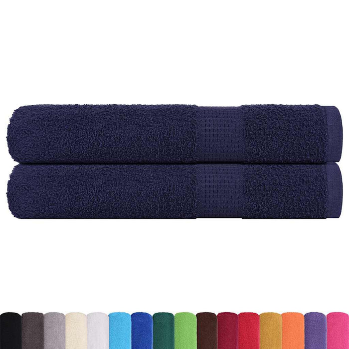 Prosoape FROGN 2 buc., albastru marin, 100x200 cm, 360 g/m² WALTI