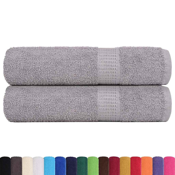 Prosoape de duș, FROGN, 2 buc., gri, 70x140 cm, 360 g/m² WALTI