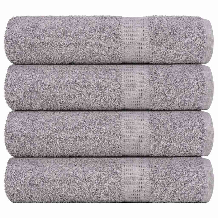 Prosoape de baie, FROGN, 4 buc., gri, 100x150 cm, 360 g/m² WALTI