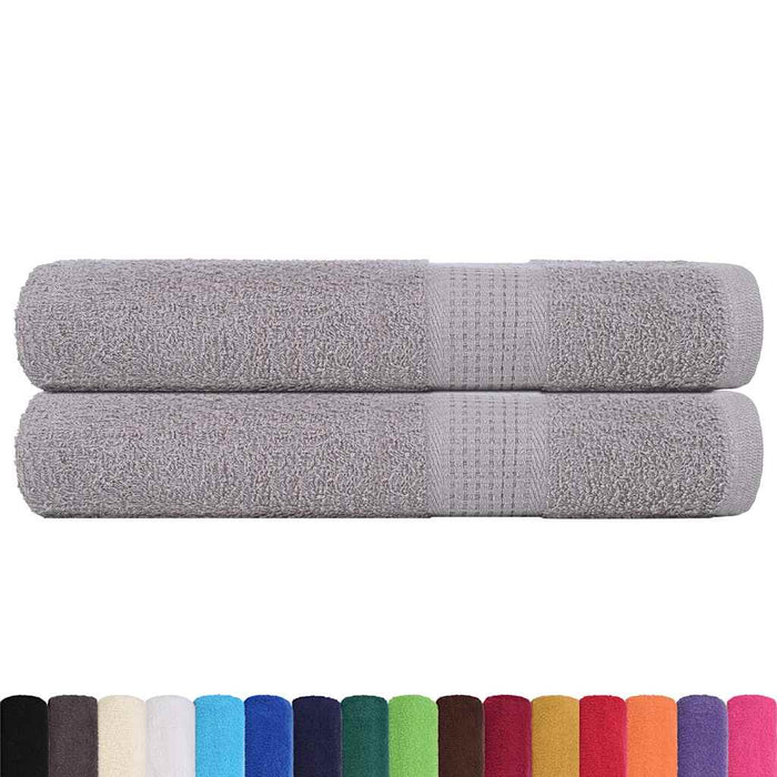 Prosoape pentru saună 2 buc Gri 80x200 cm 360 g/m² 100% bumbac - WALTI WALTI