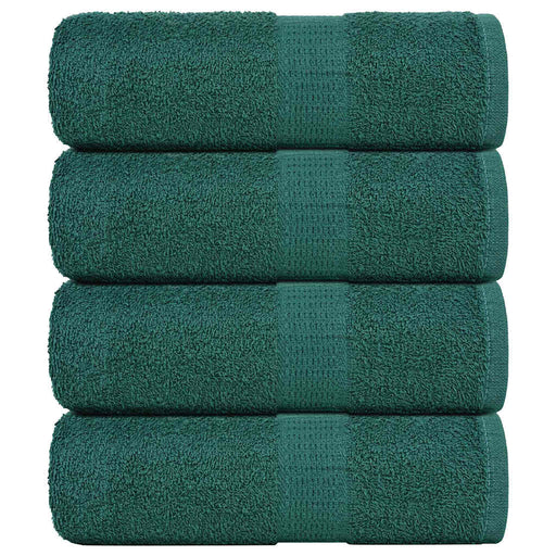 Prosoape de săpun 4 buc Verde 30x30 cm 360 g/m² 100% bumbac - WALTI WALTI