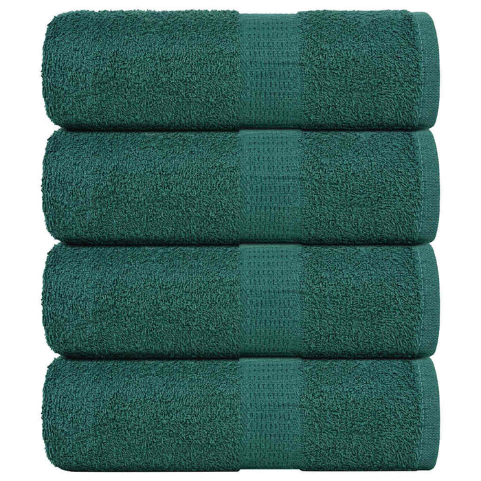 Prosoape de săpun 4 buc Verde 30x30 cm 360 g/m² 100% bumbac - WALTI WALTI