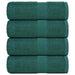 Prosoape de săpun 4 buc Verde 30x30 cm 360 g/m² 100% bumbac - WALTI WALTI