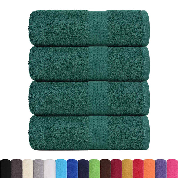 Prosoape de săpun 4 buc Verde 30x30 cm 360 g/m² 100% bumbac - WALTI WALTI