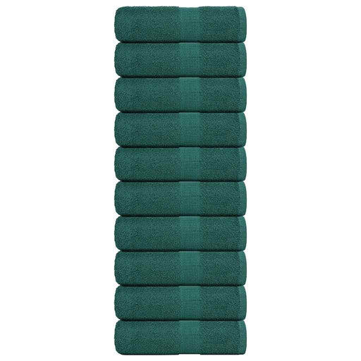 Prosoape de săpun 10 buc Verde 30x30 cm 360 g/m² 100% bumbac - WALTI WALTI