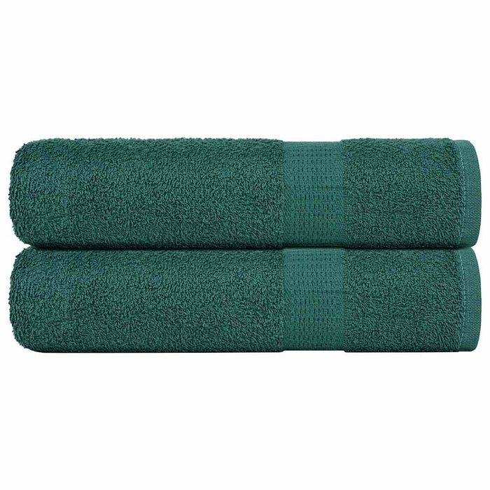 Prosoape de mână 2 buc Verde 50x100 cm 360 g/m² 100% bumbac - WALTI WALTI