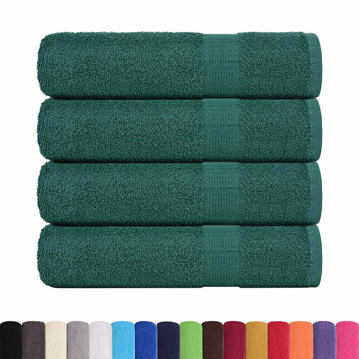 Prosoape de mână 4 buc Verde 50x100 cm 360 g/m² 100% bumbac - WALTI WALTI