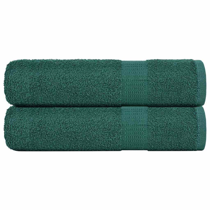 Prosoape de duș 2 buc Verde 70x140 cm 360 g/m² 100% bumbac - WALTI WALTI