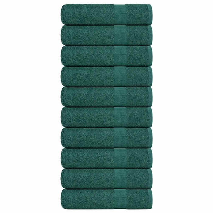 Prosoape de duș 10 buc Verde 70x140 cm 360 g/m² 100% bumbac - WALTI WALTI