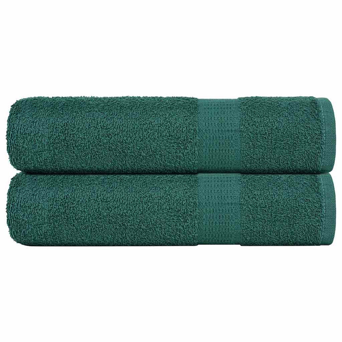 Prosoape de baie 2 buc Verde 100x150 cm 360 g/m² 100% bumbac - WALTI WALTI