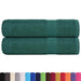 Prosoape de baie 2 buc Verde 100x150 cm 360 g/m² 100% bumbac - WALTI WALTI