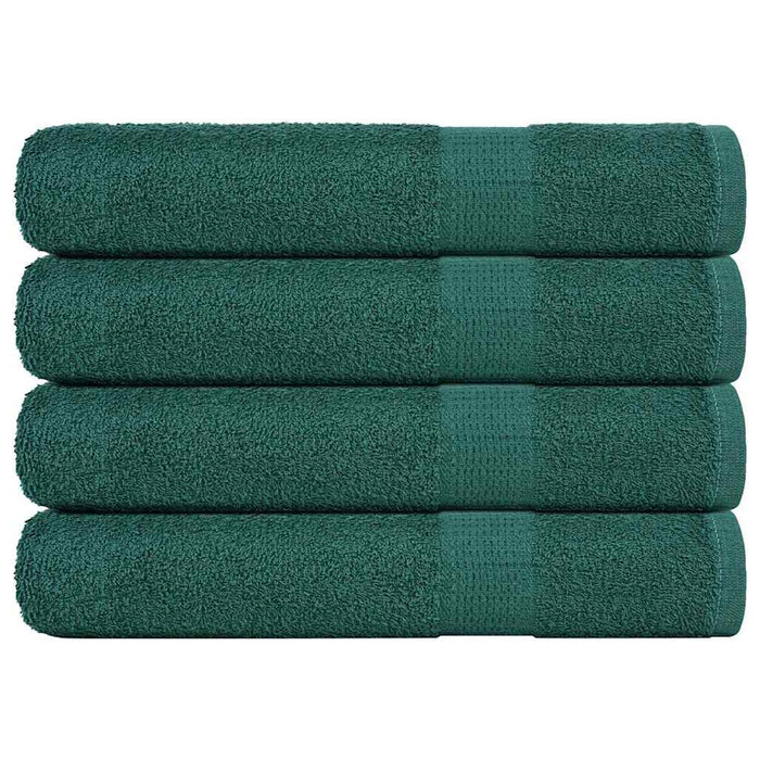 Prosoape pentru saună 4 buc Verde 80x200cm 360 g/m² 100% bumbac - WALTI WALTI